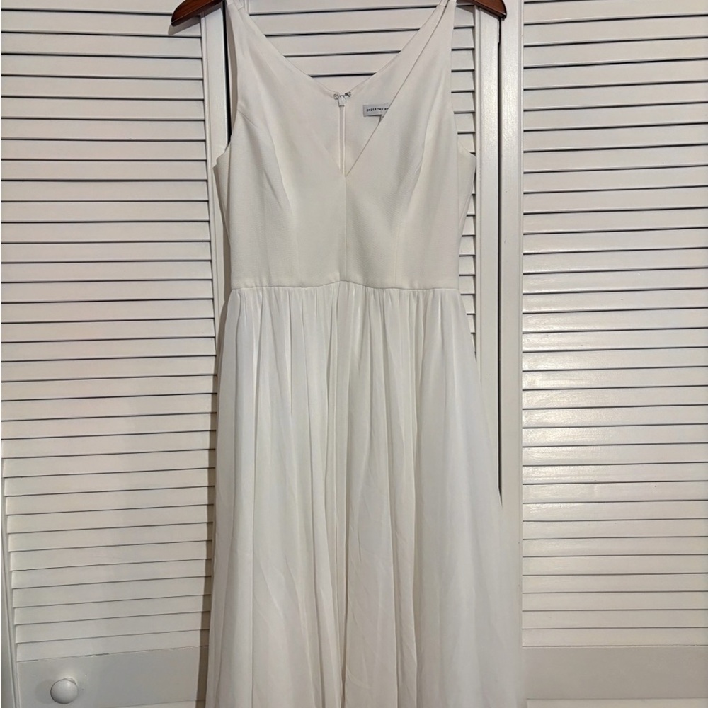 Dress The Population Alicia Chiffon Fit and Flare Dress